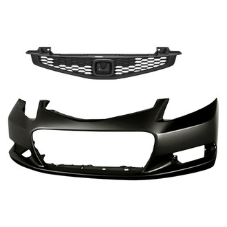 Replacement - 2-Piece (Front Bumper Cover, Grille) (Standard Line)