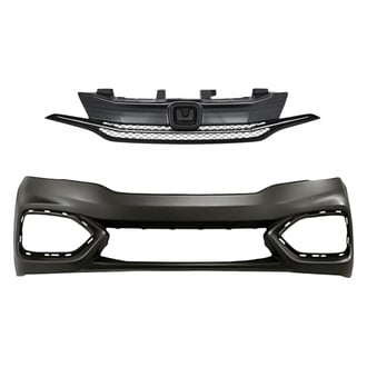 Replacement - 2-Piece (Front Bumper Cover, Grille) (Standard Line)