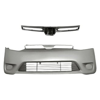 Replacement - 2-Piece (Front Bumper Cover, Grille Bar) (CAPA Certified)
