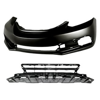 Replacement - 2-Piece (Front Bumper Cover, Front Bumper Grille) (CAPA Certified)