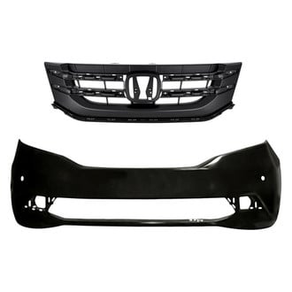 Replacement - 2-Piece (Front Bumper Cover, Grille) (Standard Line)