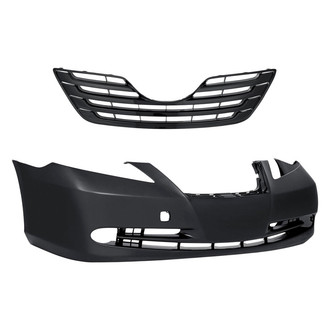 Replacement - 2-Piece (Front Bumper Cover, Grille) (Standard Line)