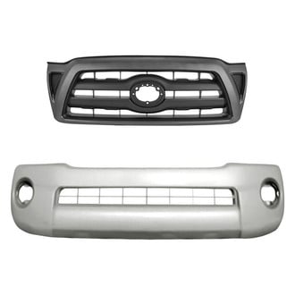 Replacement - 2-Piece (Front Bumper Cover, Grille) (Standard Line)