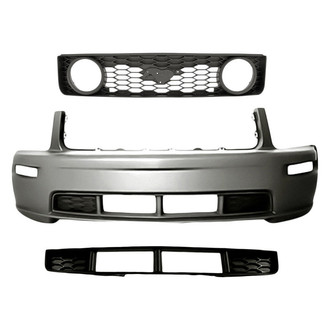 Replacement - 3-Piece (Front Bumper Cover, Grille, Front Bumper Grille) (Standard Line)