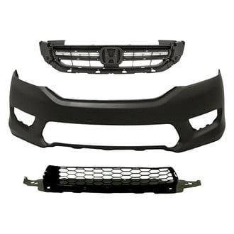 Replacement - 3-Piece (Front Bumper Cover, Grille, Front Bumper Grille) (Standard Line)