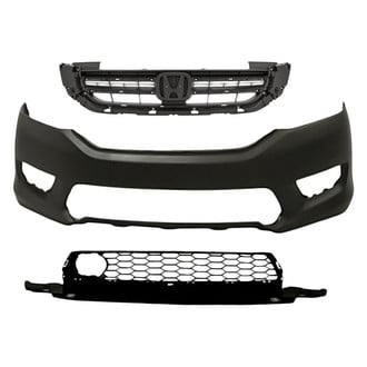 Replacement - 3-Piece (Front Bumper Cover, Grille, Front Bumper Grille) (CAPA Certified)