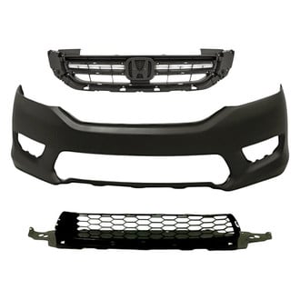 Replacement - 3-Piece (Front Bumper Cover, Grille, Front Bumper Grille) (CAPA Certified)
