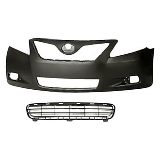 Replacement - 2-Piece (Front Bumper Cover, Front Lower Bumper Grille) (CAPA Certified)