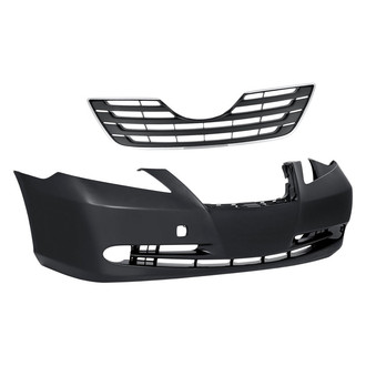 Replacement - 2-Piece (Front Bumper Cover, Grille) (CAPA Certified)