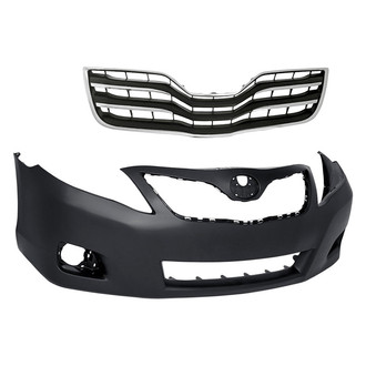Replacement - 2-Piece (Front Bumper Cover, Grille) (CAPA Certified)