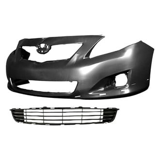 Replacement - 2-Piece (Front Bumper Cover, Front Bumper Grille) (CAPA Certified)