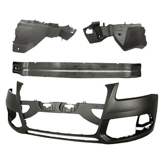 Replacement - 4-Piece (Front Bumper Cover, Front Bumper Reinforcement, Front Inner and Outer Bumper Cover Locating Guide) (Standard Line)