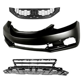 Replacement - 3-Piece (Front Bumper Cover, Grille, Front Bumper Grille) (Standard Line)