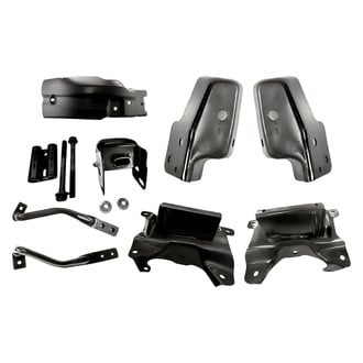Replacement - 8-Piece (Front Bumper Support Bracket, Front Bumper Bar Extension Bracket, Front Bumper Cover Brace, Front Bumper Frame Bracket, Front Passenger Side Bumper Extension Reinforcement) (Standard Line)