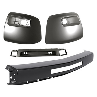 Replacement - 4-Piece (Front Bumper Face Bar, Front Bumper Air Deflector, Front Inner and Outer Bumper End) (Standard Line)