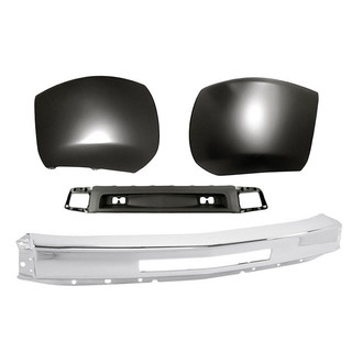 Replacement - 4-Piece (Front Bumper Face Bar, Front Bumper Air Deflector, Front Inner and Outer Bumper End) (Standard Line)