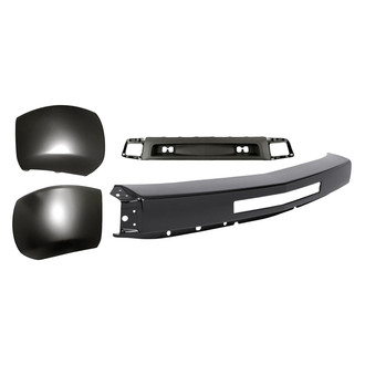 Replacement - 4-Piece (Front Bumper Face Bar, Front Bumper Air Deflector, Front Inner and Outer Bumper End) (Standard Line)