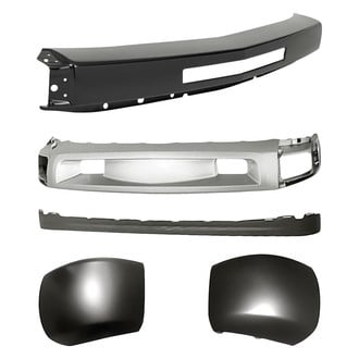 Replacement - 5-Piece (Front Bumper Face Bar, Front Bumper Deflector, Front Bumper Deflector Extension, Front Inner and Outer Bumper End) (Standard Line)