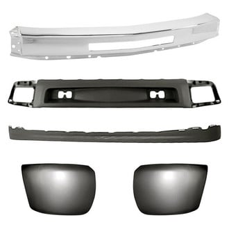Replacement - 5-Piece (Front Bumper Face Bar, Front Bumper Air Deflector, Front Bumper Deflector Extension, Front Inner and Outer Bumper End) (Standard Line)