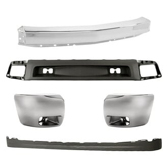 Replacement - 5-Piece (Front Bumper Face Bar, Front Bumper Air Deflector, Front Bumper Deflector Extension, Front Inner and Outer Bumper End) (Standard Line)