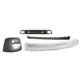 Replacement - 4-Piece (Front Bumper Face Bar, Front Bumper Air Deflector, Front Bumper Deflector Extension, Front Driver Side Bumper End) (Standard Line)