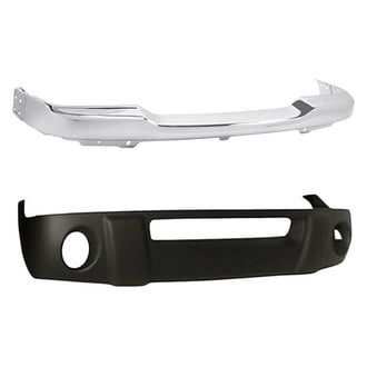 Replacement - 2-Piece (Front Bumper Face Bar, Front Bumper Valance) (Standard Line)