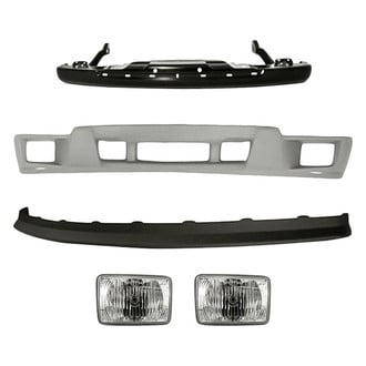 Replacement - 5-Piece (Front Lower Bumper Cover, Front Bumper Face Bar, Front Bumper Air Deflector, Driver and Passenger Side Fog Light) (Standard Line)