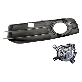 Replacement - 2-Piece (Driver Side Fog Light, Front Driver Side Fog Light Bezel) (Standard Line)