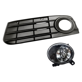 Replacement - 2-Piece (Driver Side Fog Light, Front Driver Side Fog Light Bezel) (Standard Line)
