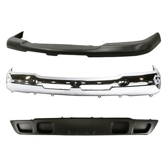 Replacement - 3-Piece (Front Upper Bumper Cover, Front Bumper Face Bar, Front Bumper Air Deflector) (Standard Line)