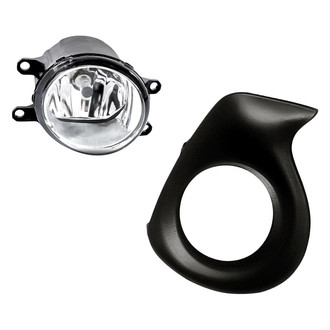 Replacement - 2-Piece (Passenger Side Fog Light, Front Passenger Side Fog Light Trim) (Standard Line)