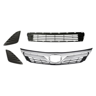 Replacement - 4-Piece (Grille, Front Bumper Grille, Front Inner and Outer Fog Light Cover) (Standard Line)