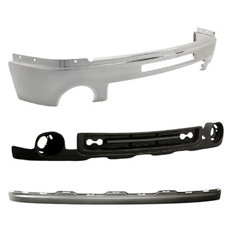 Replacement - 3-Piece (Front Bumper Face Bar, Front Lower Bumper Cover, Front Bumper Air Deflector) (Standard Line)