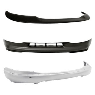 Replacement - 3-Piece (Front Bumper, Front Bumper Valance, Front Bumper Impact Strip) (Standard Line)