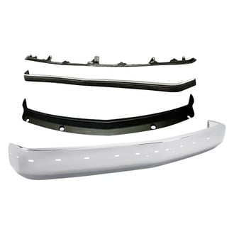 Replacement - 4-Piece (Front Bumper Face Bar, Front Bumper Valance, Front Center Bumper Impact Strip, Front Center Bumper Filler) (Standard Line)