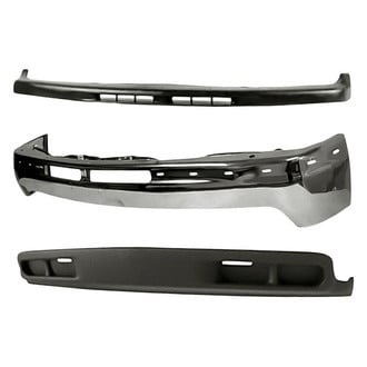 Replacement - 3-Piece (Front Bumper Face Bar, Front Bumper Air Deflector, Front Upper Bumper Valance) (Standard Line)