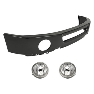 Replacement - 3-Piece (Front Bumper Face Bar, Driver and Passenger Side Fog Light) (Standard Line)