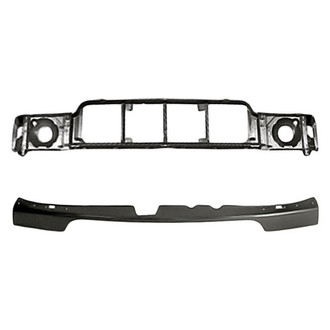 Replacement - 2-Piece (Header Panel, Front Upper Center Bumper Stone Deflector) (Standard Line)