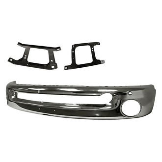 Replacement - 3-Piece (Front Bumper Face Bar, Front Inner and Outer Bumper Reinforcement Support Bracket) (Standard Line)