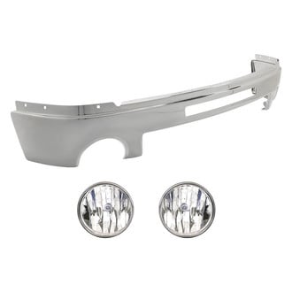 Replacement - 3-Piece (Front Bumper Face Bar, Driver and Passenger Side Fog Light) (Standard Line)