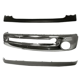 Replacement - 3-Piece (Front Bumper Face Bar, Front Upper Bumper Cover, Front Lower Bumper Valance) (Standard Line)