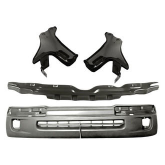 Replacement - 4-Piece (Front Bumper Cover, Front Bumper Reinforcement, Front Inner and Outer Bumper Bracket) (Standard Line)