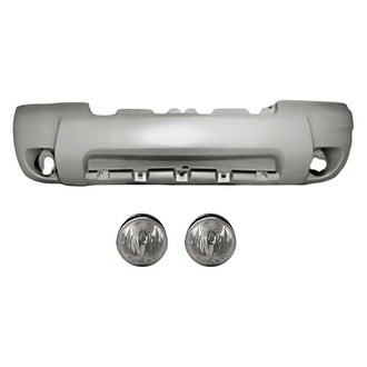 Replacement - 3-Piece (Front Bumper Cover, Driver and Passenger Side Fog Light) (Standard Line)