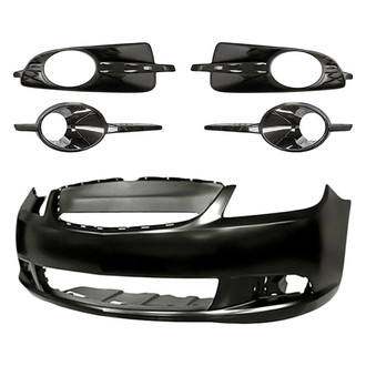 Replacement - 5-Piece (Front Bumper Cover, Front Inner and Outer Fog Light Hole Molding, Front Inner and Outer Fog Light Bezel) (Standard Line)
