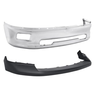 Replacement - 2-Piece (Front Upper Bumper Cover, Front Bumper Face Bar) (Standard Line)