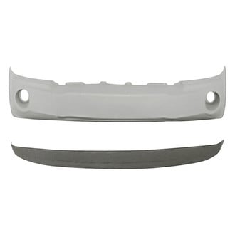 Replacement - 2-Piece (Front Bumper Cover, Front Bumper Air Deflector) (Standard Line)