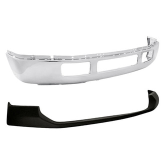 Replacement - 2-Piece (Front Upper Bumper Cover, Front Bumper Face Bar) (Standard Line)