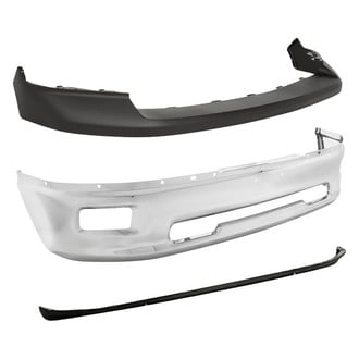 Replacement - 3-Piece (Front Upper Bumper Cover, Front Bumper Face Bar, Front Bumper Valance) (Standard Line)