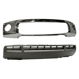 Replacement - 2-Piece (Front Bumper Face Bar, Front Lower Bumper Valance) (Standard Line)