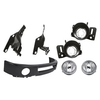 Replacement - 7-Piece (Front Bumper Face Bar, Driver and Passenger Side Fog Light, Front Passenger Side Inner and Outer Bumper Cover Bracket, Front Inner and Outer Fog Light Bracket) (Standard Line)